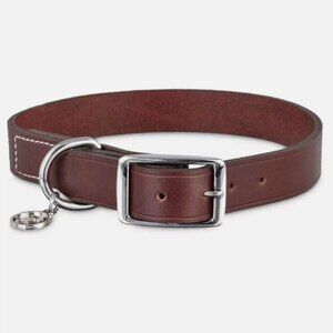 Dog Collars: Mahogany Leather Collars, 18"